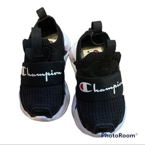 CHAMPION Hyper C Speed Athletic Shoe - Little Kid - Black / White toddle…